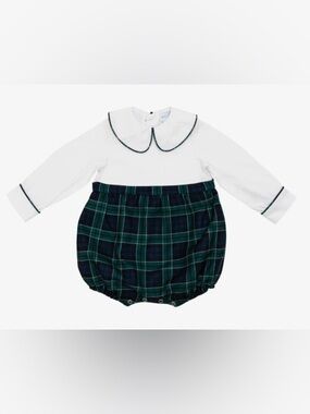 Henry Duvall Long Sleeve Beau Bubble in Newbury Tartan (Size: 3T) NWOT